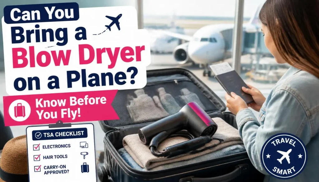 Can I Bring Blow Dryer on Plane