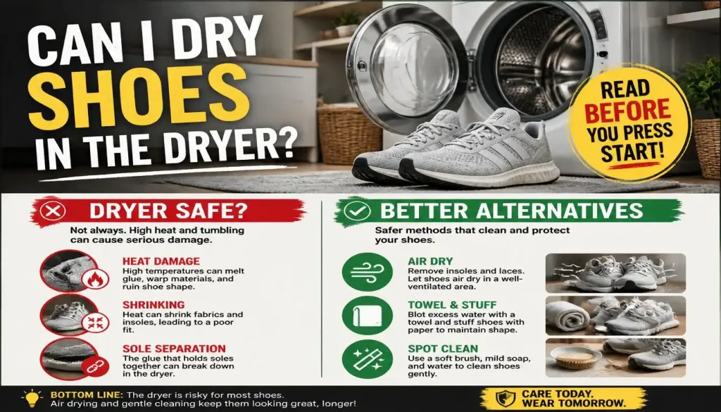 Can I Dry Shoes in the Dryer