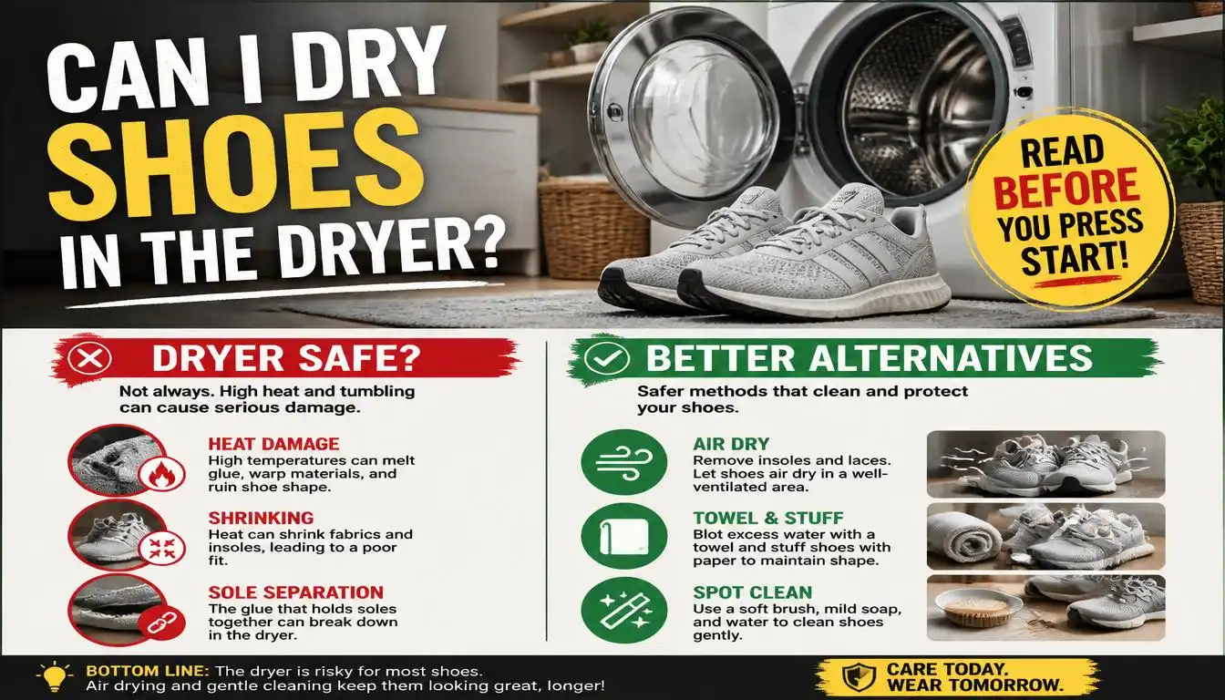 Can I Dry Shoes in the Dryer