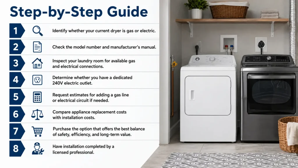 Step-by-step dryer installation guide