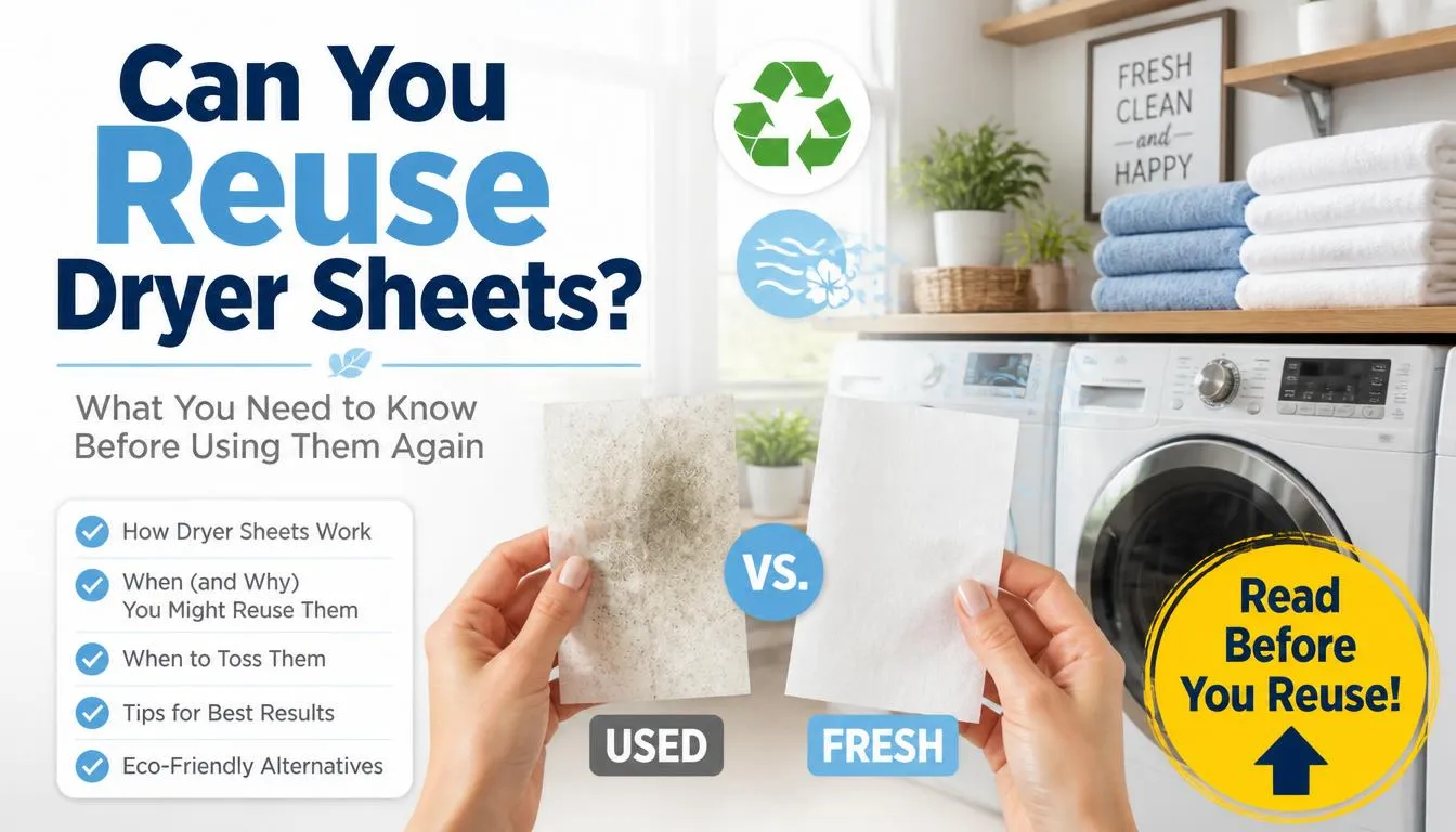 Can You Reuse Dryer Sheets