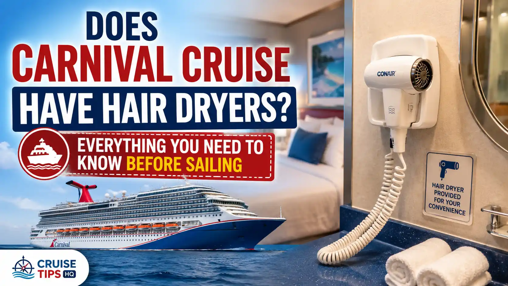 Does Carnival Cruise Have Hair Dryers