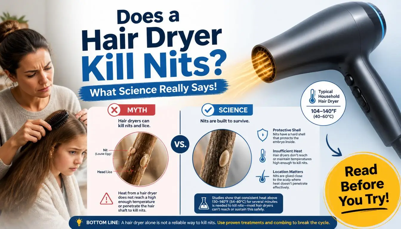 Does a Hair Dryer Kill Nits