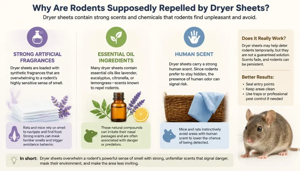 Why Are Rodents Supposedly Repelled by Dryer Sheets